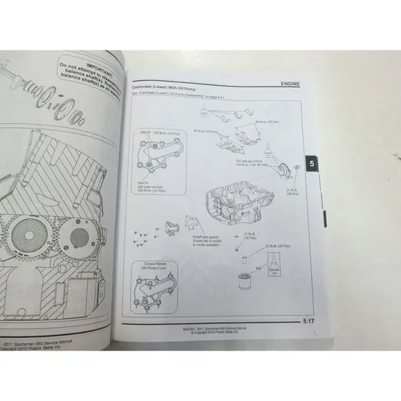 2011 Polaris Sportsman 850 XP EPS X2 TOURING Service Shop Repair Manual NEW